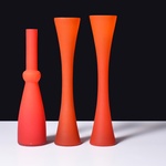 3 Carlo Moretti SATINATO Vases / Vessels, Leslie Pina Collection